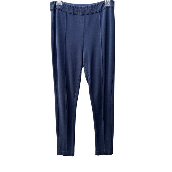 Soft Surroundings Women's Elastic Skinny Stretch‎ Pull-on Pants Size TS Navy - Picture 1 of 5